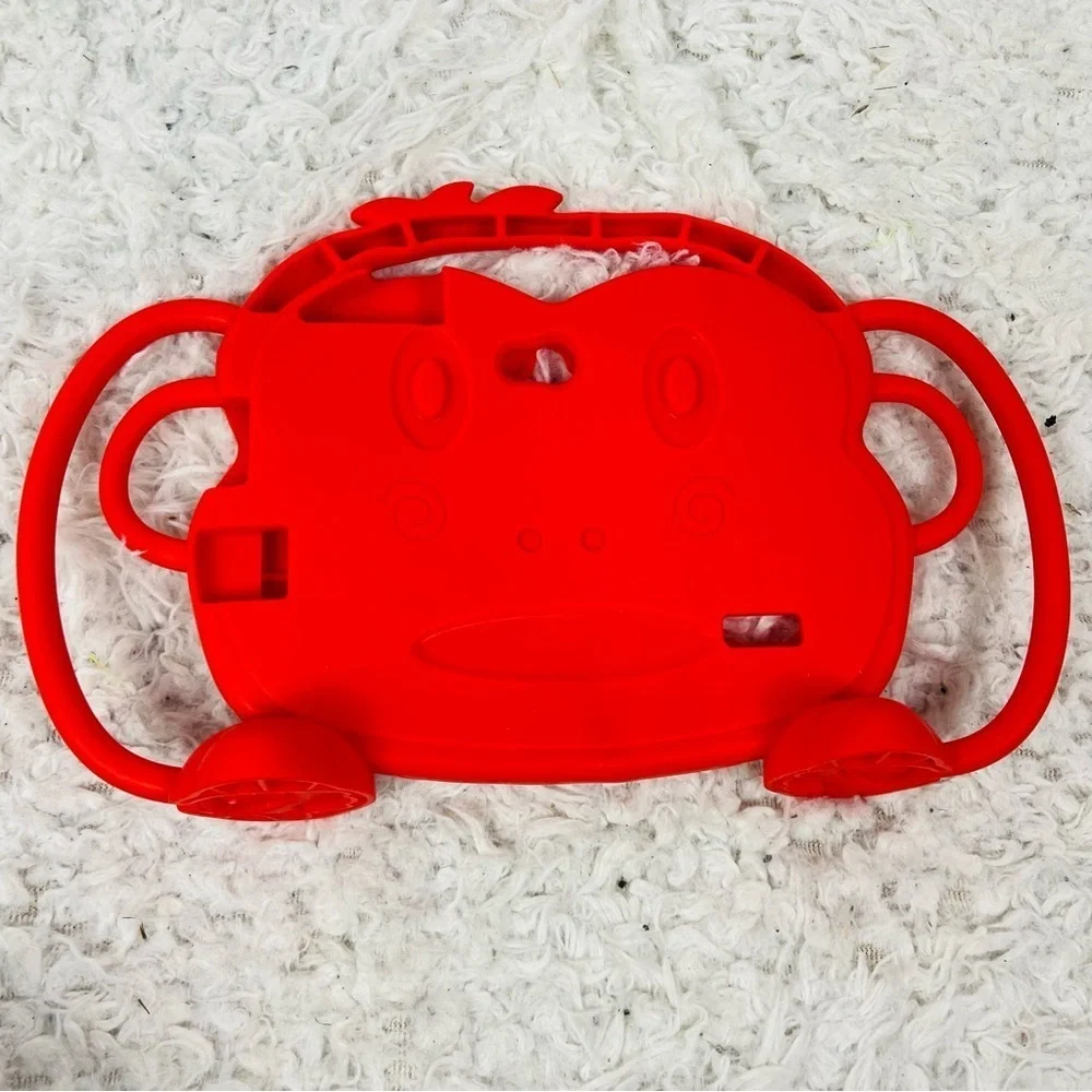 Red Tablet kids monkey Case with Handle